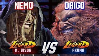 SF6 ▰ NEMO (M.Bison) vs DAIGO (Akuma) ▰ High Level Gameplay