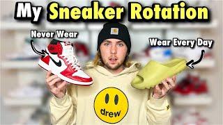 MY SNEAKER ROTATION!! What I ACTUALLY wear.. (Exposing Myself!?)