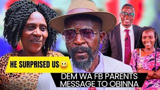 Dem Wa Facebook Mom & Dad Sweet Reaction To Obinna Missing House HandOver Event