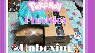 Pokémon plushies unboxing!!