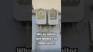 Why we monitor both Winding & Oil Temperatures? #electrician #electrical #transformer #electric
