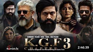 Kgf 3 Full Movie Hindi Dubbed 2025 South Update | Yash | Ajith Kumar | Raveena T | New Movie