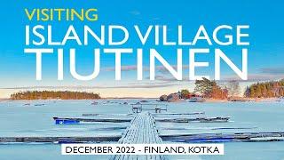 Kotka Visit: Island Village of Tiutinen, December 2022, Finland [4K]