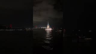 Maiden's Tower where the sky meets the sea in timeless beauty #istanbul #bosphoruscruise #turkey