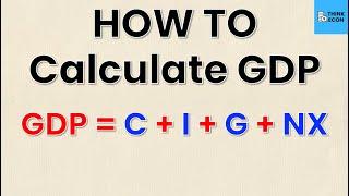 Learn How to Calculate GDP in Under 5 Minutes | Think Econ