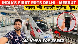 Most Exclusive India's First Namo Bharat Train Journey | Delhi Meerut RRTS Train | Fastest Train