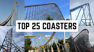 Top 25 Roller Coasters - 2024 | Thrill Warrior