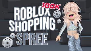 100K ROBUX SHOPPING SPREE! | ROBLOX