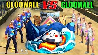 New Gloowall Skin Fight On Factory Roof  Noob VS Pro  Gloowall vs Gloowall Fight  Free Fire 