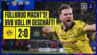 Füllkrugs Premierentor! BVB auf Achtelfinalkurs: Dortmund - Newcastle | UEFA Champions League | DAZN