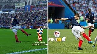 Recreación MEJORES GOLES DEL MUNDIAL RUSIA 2018 EN FIFA