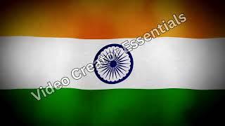 Indian National Flag - Royalty Free Video Download