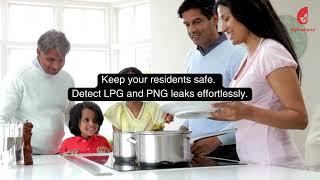 Truesafe Gas Leak Detectors for Home Kitchens | Vighnaharta Technologies