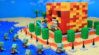 Preston World's Most Security House Battle in Minecraft | Lego Minecraft Animation