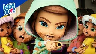  Baby Alive Türkçe  Çamur Canavarı  Çocuklar İçin Çizgi Filmler 