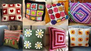 Top Creative Free Crochet granny square pillow covers #Cushions Covers #Eassy Knitting ideas