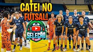 PRIMEIRA VEZ JOGANDO NO FUTSAL COM GINASIO LOTADO!