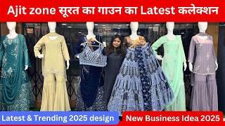 Top Wedding Lehenga, Gown, Crop Top Trends 2025 | Ajit Zone Designer Collection Surat Gujarat