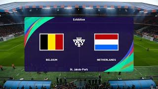 Belgium vs Netherlands - UEFA Nations League | 03 June 2022 | PES 2021 Gameplay