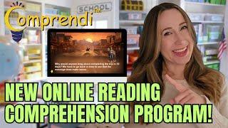 New Online Reading Curriculum for Homeschool! Comprendi Reading Comprehension Program Review 2024