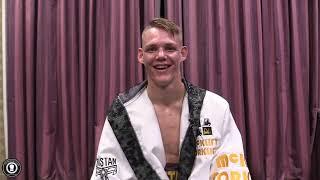 TRISTAN TRUTER "I had to prove myself against FARADAY and I did" POST FIGHT