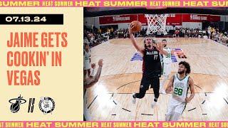 Jaime Jaquez Jr. 29 PTS 11 REB 5 AST | Miami HEAT vs. Boston Celtics | July 13, 2024