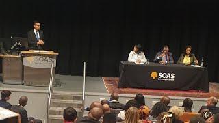 Professor Arkebe Oqubay, Zeinab Badawi and Paul Mashatile (South Africa) Remarks in London (2024)