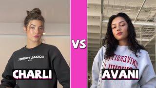 Charli D’amelio Vs Avani Gregg  TikTok Dance Compilation