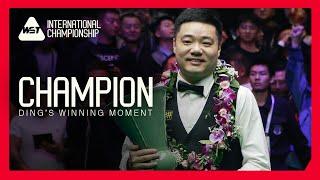 Ding's Winning Moment In Nanjing!  | International Championship 2024