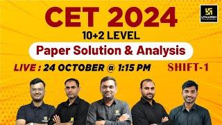 24 Oct. Rajasthan Cet Paper Solution 2024 | CET (10+2) Level Paper Solution | Utkarsh Classes