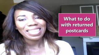 What to do with Returned Postcards, Postcard Marketing Strategies, Postcard Real Estate Investing