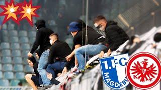 Als Frankfurt ULTRAS mit RAKETEN in den Magdeburger Familienblock SCHOSSEN... | Storytime #30