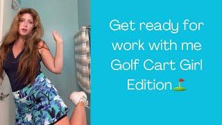 GRWM Fast Summer Golf Cart Girl Makeup