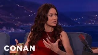 Olga Kurylenko Ate Cabbage For Bigger Boobs | CONAN on TBS