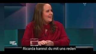 ARD  hart, aber fair Sendung 2.12.2024 Ricarda lang zum Thema Mobbing !!! #grüne #Ricardalang