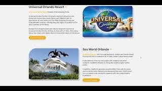 Destination America Florida Website Revamp