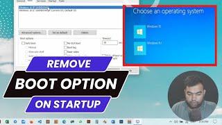 How to remove Multiple windows Boot options on Windows 10 or 11 2025