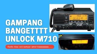 TUTORIAL UNLOCK ICOM IC-M710, OPEN CHANNEL