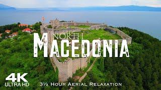 NORTH MACEDONIA  Македонија 2024 | 4K Drone Aerial 4K Relaxation Film Piano Study Скопје