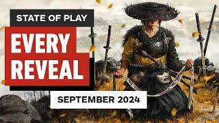 Every Reveal from Sony State of Play September 2024 in 9 Minutes