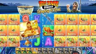 BIG BASS BONANZA KEEPING IT REAL HUGE WIN 2x GILD FISHERMEN GILD FISH INSANE GAME BONUS BUY ONLINE