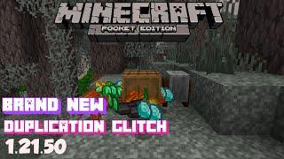 Minecraft Brand New Duplication Glitch 1.21.50 || Insane result