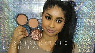 My Top 5 Drugstore Bronzers! For Medium/Deep/Tan/Brown/Olive Skin Tones | Anoushka