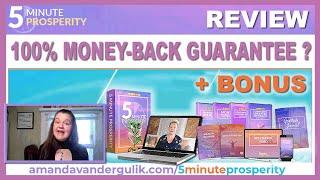 HOW DOES THEIR MONEY-BACK GUARANTEE WORK ~ Natalie Ledwell 5 Minute Prosperity Program + BONUS