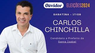 CARLOS CHINCHILLA (Podemos) - Sabatinas Jornal Ouvidor | Eleições Municipais 2024