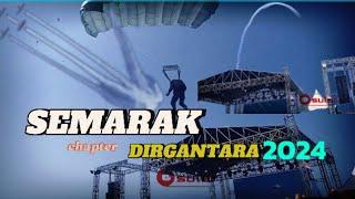 akrobat pesawat² tempur TNI AU di Semarak Dirgantara 2024 chapter Yogyakarta di Pantai Depok Bantul