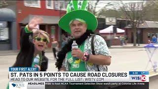 Road closures begin ahead of St. Pat’s in Five Points