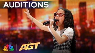 Early Release: Mia Soleil Sanchez Sings "Happier Than Ever" by Billie Eilish | Auditions | AGT 2024