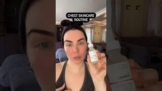 CHEST SKINCARE ROUTINE  #diyskincare #diybeauty #antiaging #beauty #beautydiy #skincare #skintips