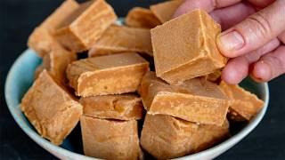 Easy Fudge Recipe - JUST 4 Ingredients - Made with Condensed Milk